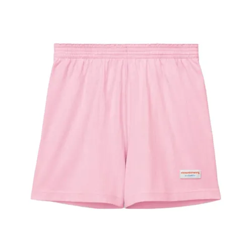 Alexander Wang SS24 Повседневные шорты Унисекс Розовый