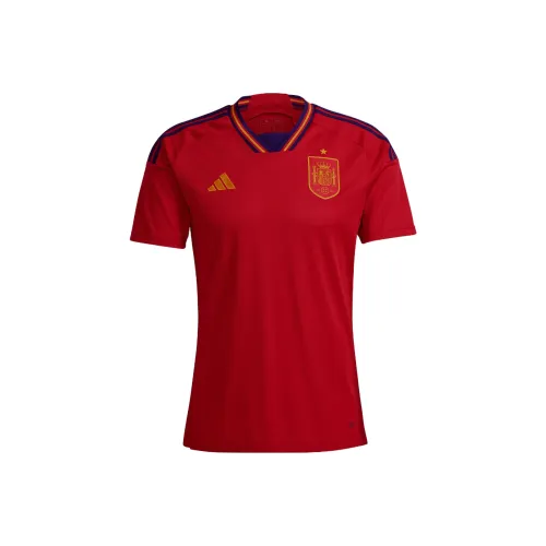 Adidas Красный Мужской Футбольный Джерси