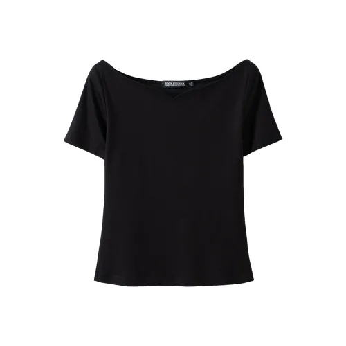 SOON FLOWER Crop Top Женский Черный