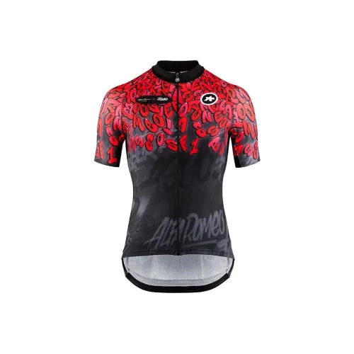 ASSOS Черный Красный Мужская Велосипедная Одежда