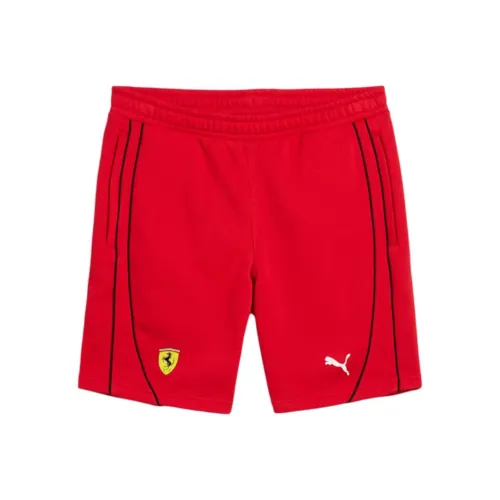 PUMA Scuderia Ferrari SS24 Гоночные брюки Мужские Красные