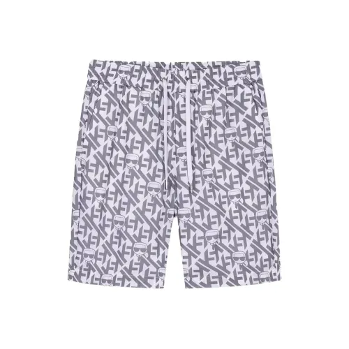 KARL LAGERFELD Шорты Мужские Светло-Серые