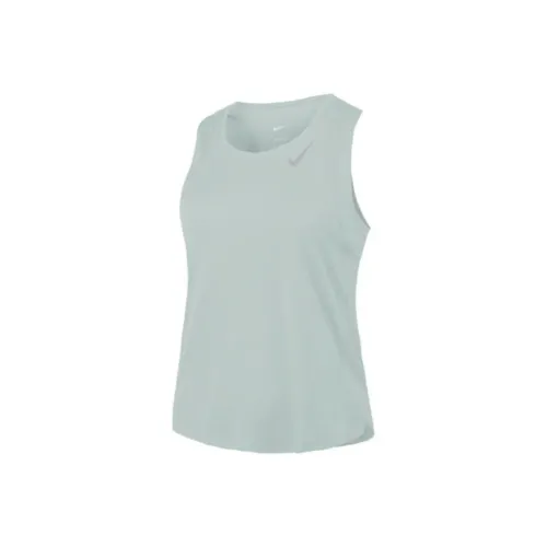nike Бег Майка Женская Светло-Серый