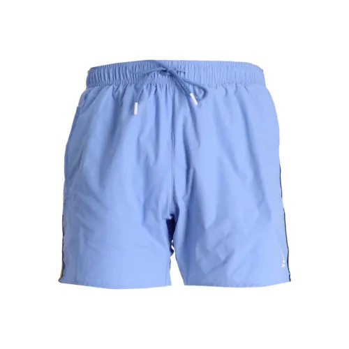 Boss FW24 Пляжные шорты Мужские Синие