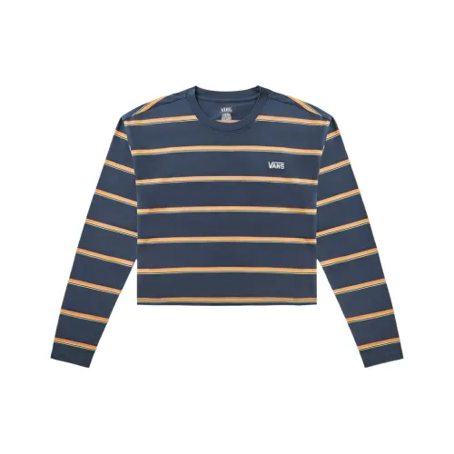 Vans TEE LS Стандартная T-рубашка Женская Синяя