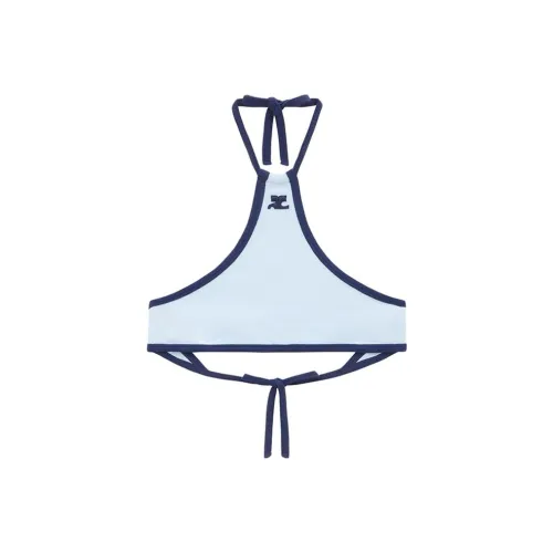 COURREGES SS23 Майка Женская Небесно-Синий