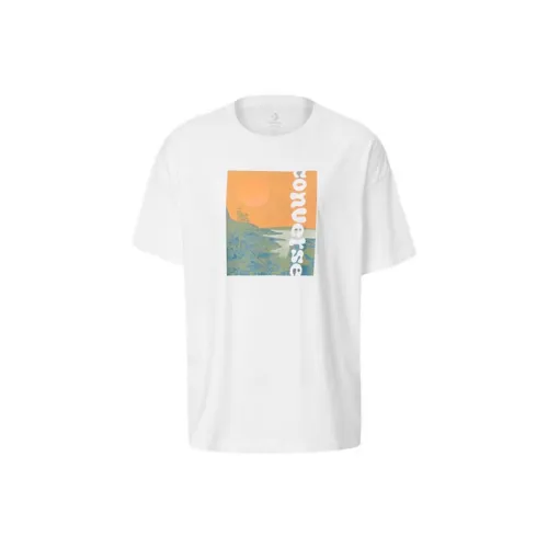 Конверс Белые Женские Футболки