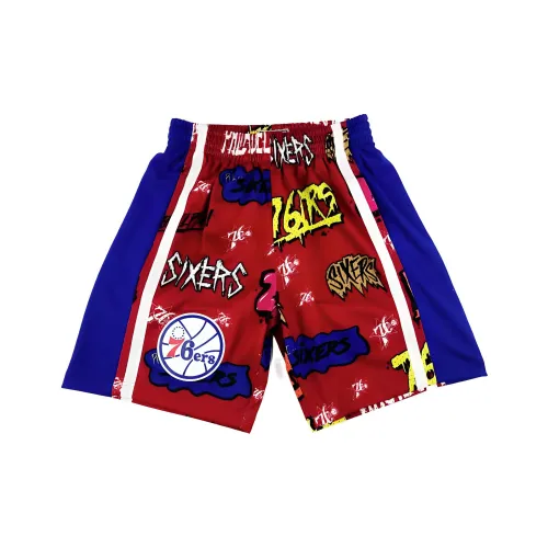 MITCHELL NESS Баскетбольные шорты Унисекс Красный