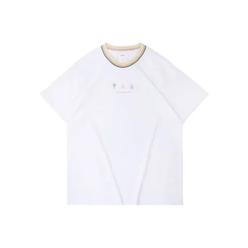 LINING Sports Fashion Collection Белые Женские Футболки