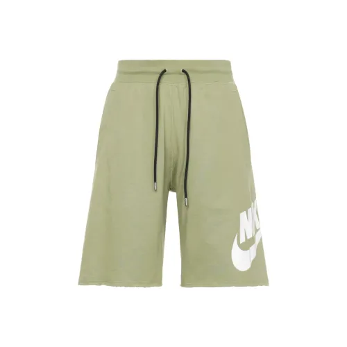 Nike Бежево-желтые Мужские Повседневные Шорты