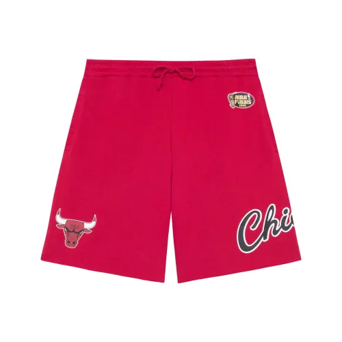 MITCHELL NESS Баскетбольные шорты Мужские Красные