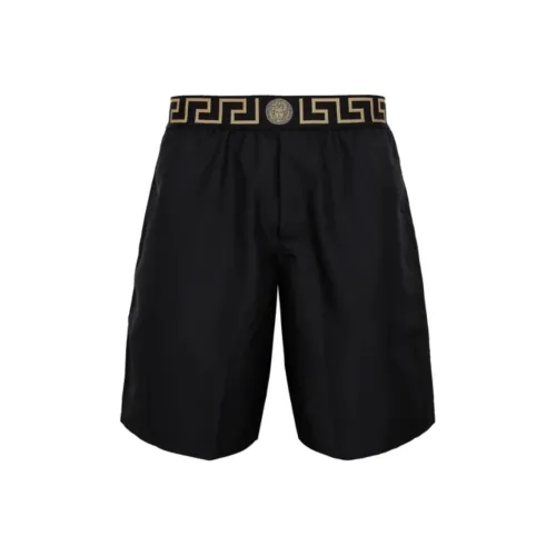 VERSACE Пляжные шорты Мужские Черные