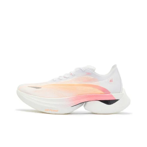 361° Feiyang 1,5 Амортизаторы Slip-resistant Дышащие Низкие Кроссовки для бега Unisex Неоновый светлый коралл