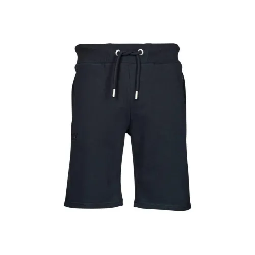 SUPERDRY Повседневные шорты Мужские Синие