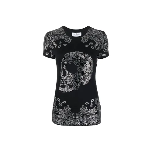 PHILIPP PLEIN Черные Женские Т-рубашки
