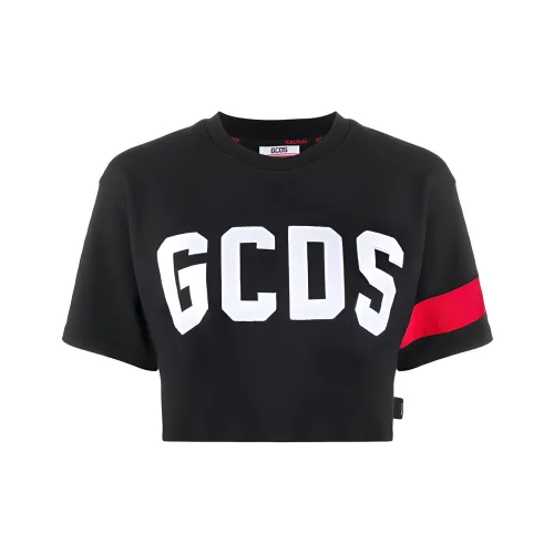 GCDS Черные Женские Короткие Топы