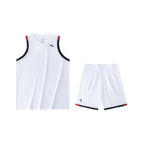 ANTA Basketball Collection Повседневная спортивная одежда Мужская Чисто белый Основной черный
