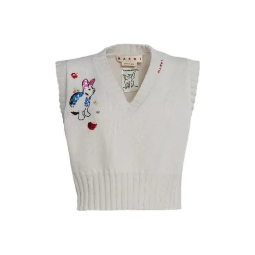 MARNI CNY SS23 Белый Женские Майки