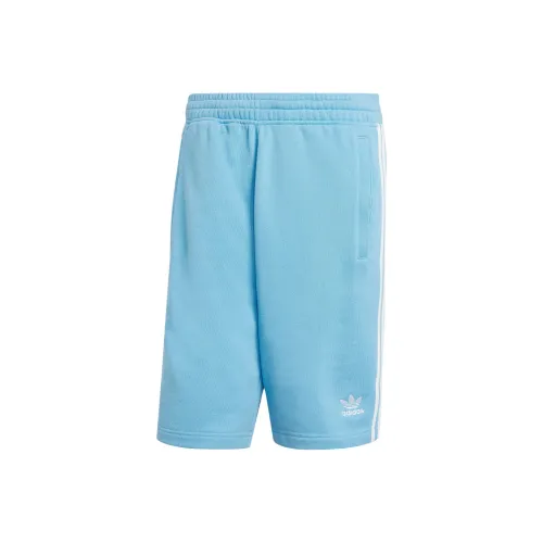 Adidas Originals ADICOLOR 3 Полосы Шорты Повседневные шорты Мужские Небесно-голубой