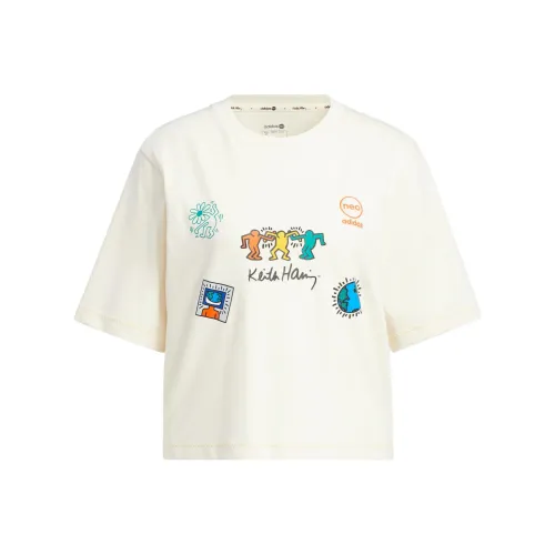ADIDAS NEO x · Keith Haring ADIDAS NEO X Keith Haring T-Shirt Женская Экрю