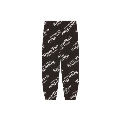 KENZO SS24 Повседневные брюки Унисекс Черный