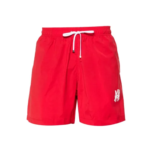 AMIRI Red Мужские Пляжные Шорты