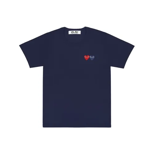 CDG Play T-Shirt Женская Морской Синий