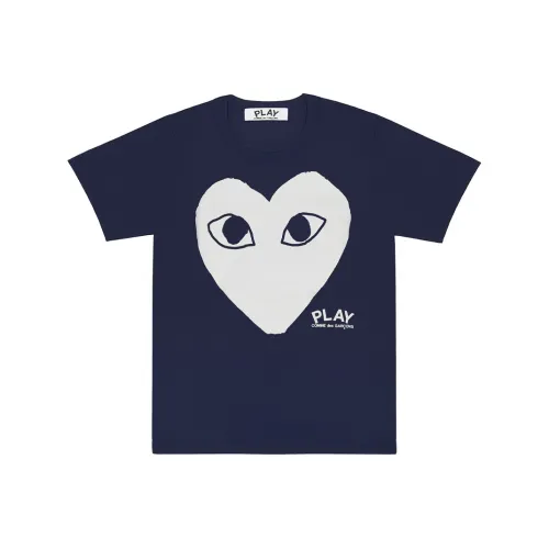 CDG Play T-Shirt Женская Морской Синий