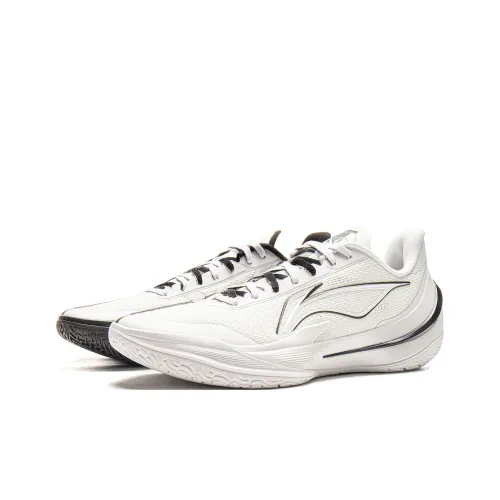 LINING Blade 5 V2 Баскетбольные кроссовки Низкий топ Белый черный Мужской