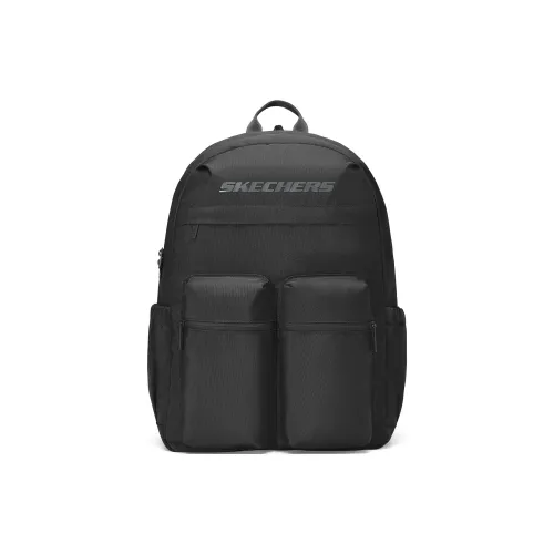Skechers Ткань Рюкзак Стандартный Унисекс Угольный Черный