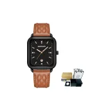 Ремень черного и оранжевого цвета