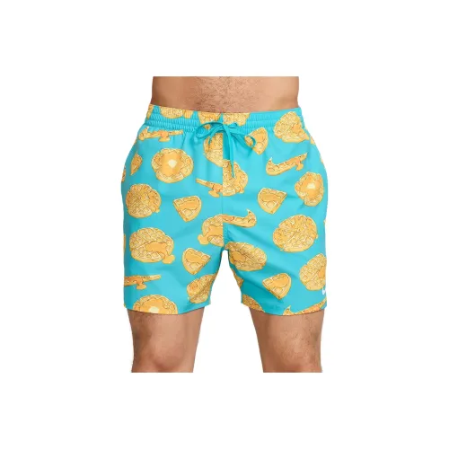 Nike Зеленые Мужские Пляжные Шорты