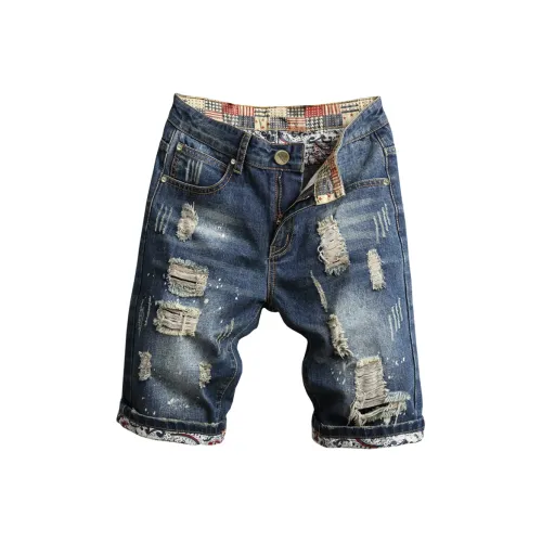 VALKOMM Джинсовые шорты Унисекс Винтажный синий