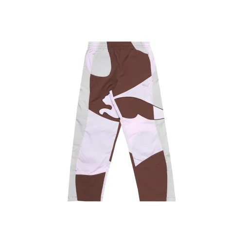 PUMA x KIDSUPER CELLERATOR Брюки FW24 Повседневные брюки Мужские Розовый Коричневый Серый