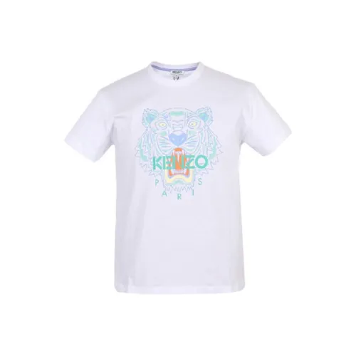 KENZO Classic Tiger Head Белая Женская Рубашка T