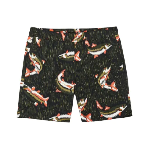 Filson Пляжные шорты Мужские Красный Зеленый Смешанный цвет