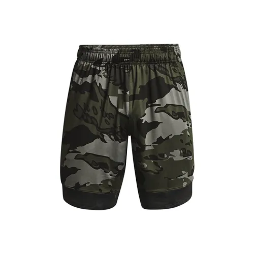 Under Armour Свободный крой Шорты Мужские Зеленые