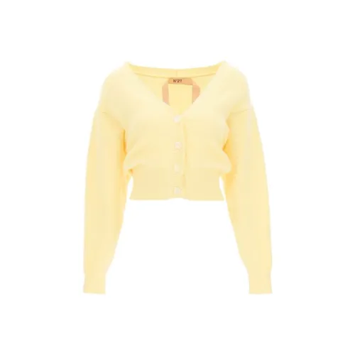 N°21 FW21 Loose Fit Sweater Women's Yellow