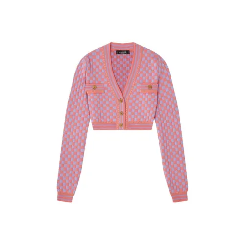 VERSACE SS22 Свободный крой Трикотаж Женский Розовый