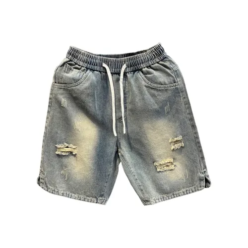 GEOGRE ALEX Джинсовые шорты Мужские Синие