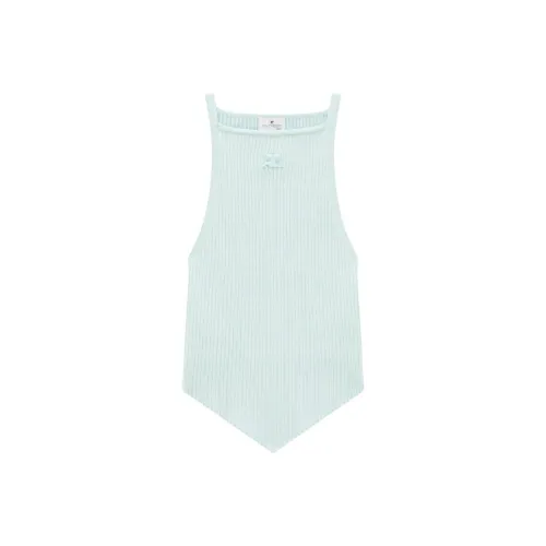 COURREGES Зеленые Женские Майки