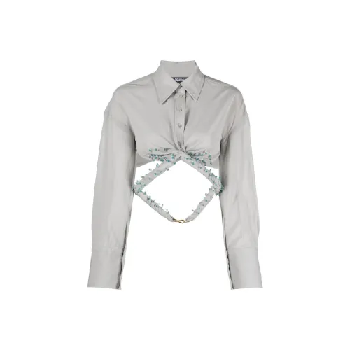 Jacquemus Серый Женские Короткие Топы