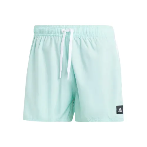 Adidas 3 Stripes Clx Very Короткие Плавательные Шорты для Плавания Мужские Светло-Зеленые