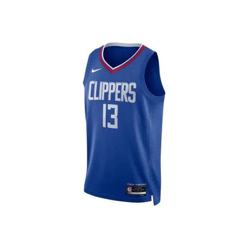 Nike LA Clippers Баскетбольная Джерси Унисекс Синяя