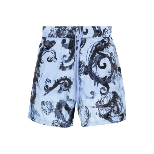 VERSACE JEANS COUTURE Повседневные шорты Мужские Синие