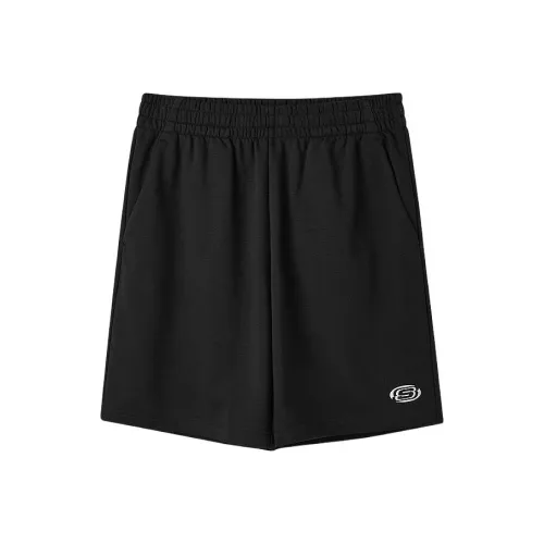 Skechers Повседневные шорты Мужские Угольный черный