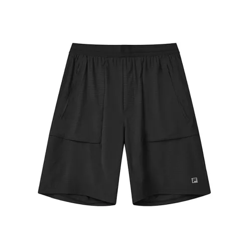 FILA ATHLETICS Темно-черные мужские спортивные шорты