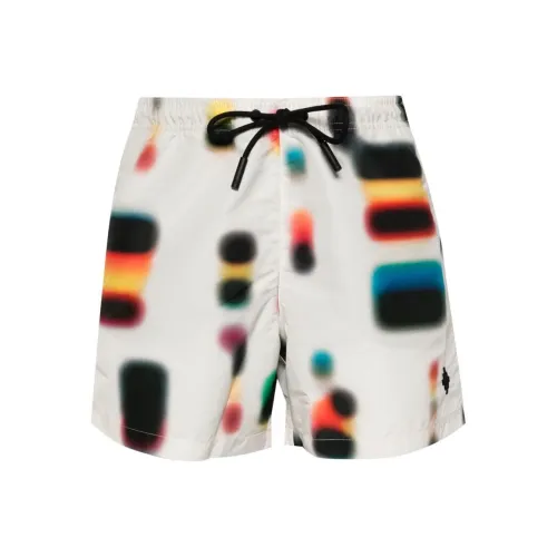 Marcelo Burlon COUNTY OF MILAN Пляжные шорты Мужские Белые