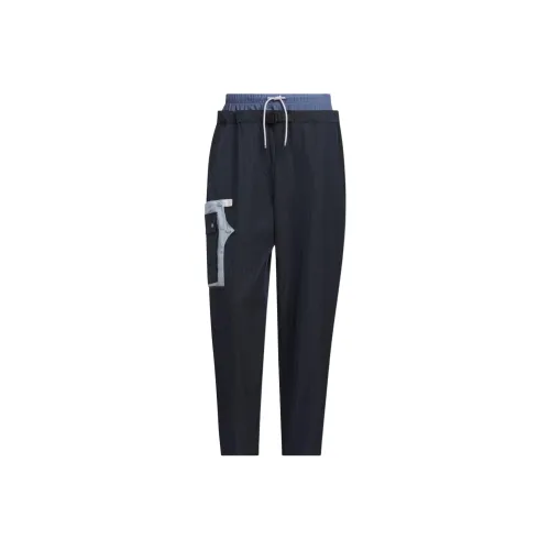 Adidas FOS FUTURE STYLE WOVEN JOGGERS Casual Pants Unisex Aurora Ink Blue Bright White