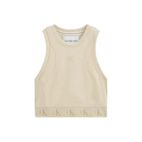 Calvin Klein Майка Женская Светлый хаки